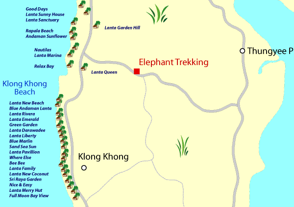 koh lanta travel map